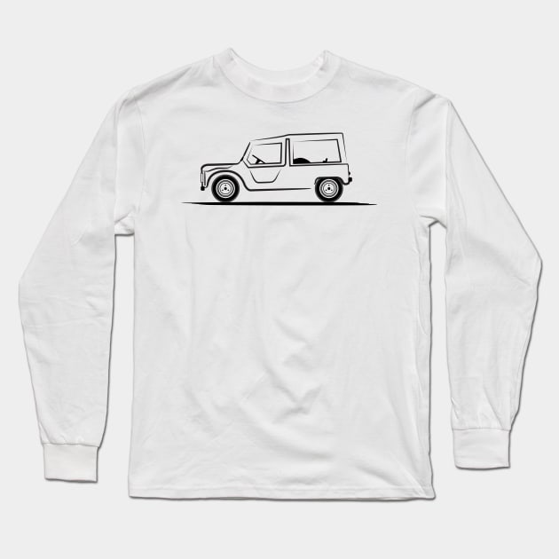 Citroen Mehari Long Sleeve T-Shirt by PauHanaDesign